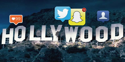 the popularity of hollywood heroes on social media platforms