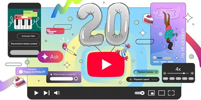 YouTube Reveals Fresh Features to Celebrate Its 20th Anniversary
