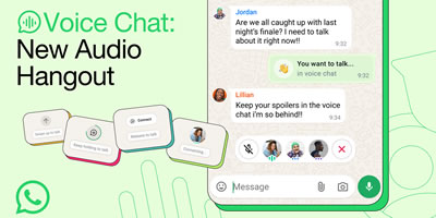 whatsapp expands voice chat to all group sizes
