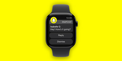 snapchat expands user connectivity with new apple watch app