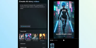 make tribute videos with voice and music using ai video maker