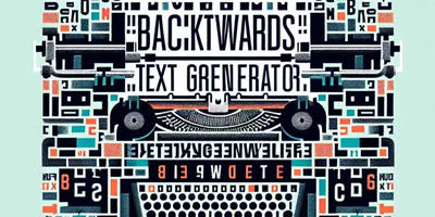 how reverse text adds mystery & creativity to your social posts?