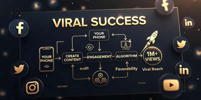 the viral views blueprint: a step-by-step guide to success on social media