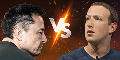 Musk Vs. Zuckerburg - Battle Of The Social Media Tycoons